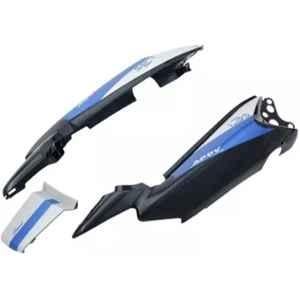 Ultra Tail Panel For Splendor Ismart Black Blue