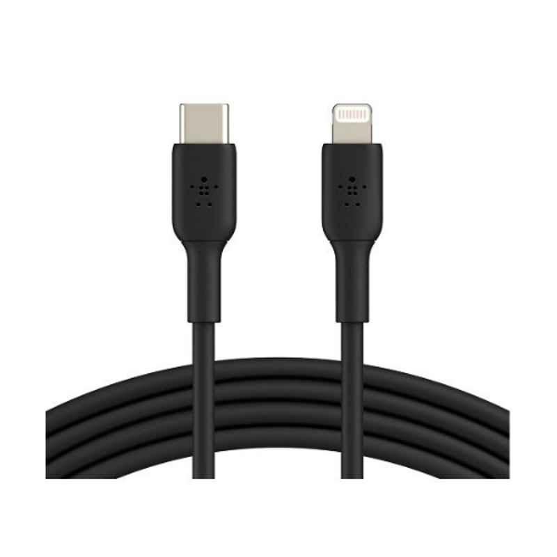Belkin 1m White Boost Charge USB-C to Lightning Charging Cable, BL-CBL-USBC-LTG-BLK-1M