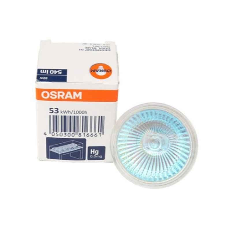 Osram 87mm Blue Decostar Halogen Spot Light, Osram-7225
