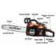 Neptune 3.5HP 2500W Chain Saw with 22 inch Saw Blade, CS-58