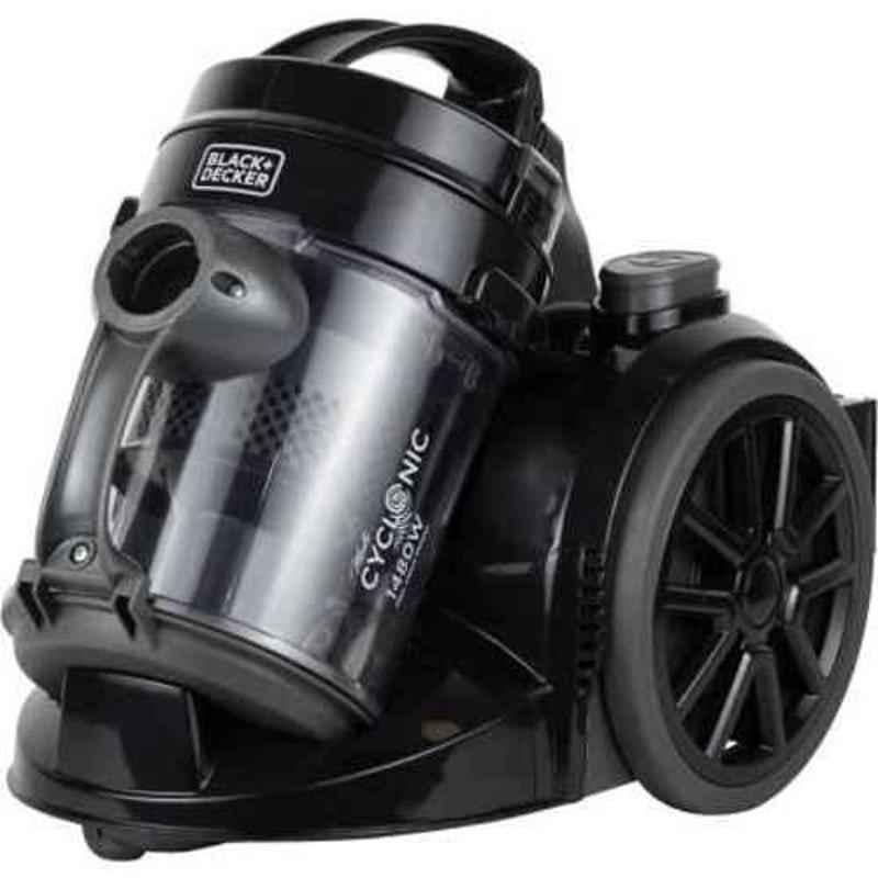 Black+Decker 1480W 4kg Bagless Black Multi Cyclonic Vacuum Cleaner, VM1480