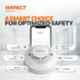 Impact by Honeywell WiFi Connected Smart Smoke Detector, FDC-100 (Pack of 4)