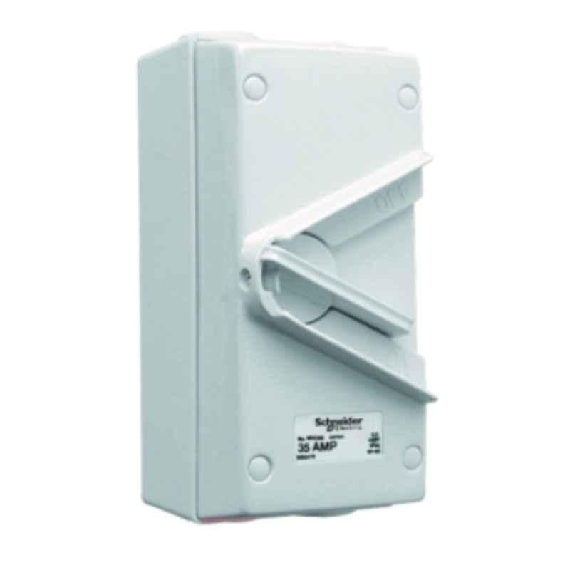 Schneider 35A 440V 2 Pole Surface Mount Isolating Switch, WHD35