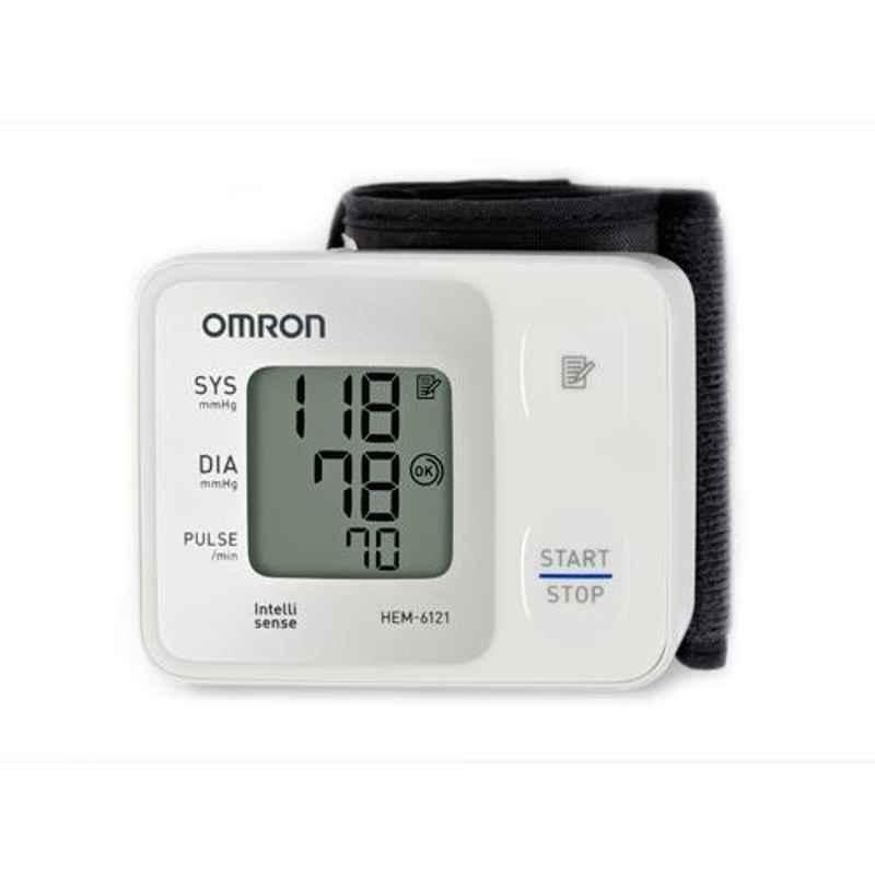 Omron HEM 6121 Fully Automatic Wrist Type Digital Blood Pressure Monitor