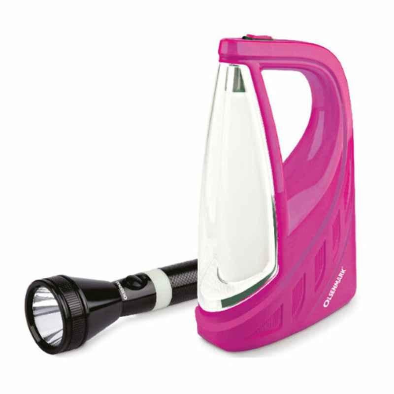Olsenmark 110-240V Emergency Lantern with Flashlight, OMEFL2694