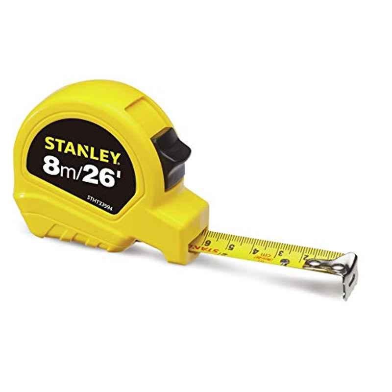 Stanley 8m 25mm Metric Short Measuring Tape, STHT33994-8