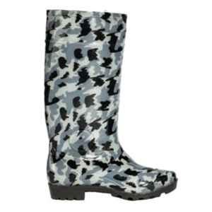 Hillson F-1 Rubber Soft Toe Olive Gumboots with Rubber Bottom for Men, Size: 6