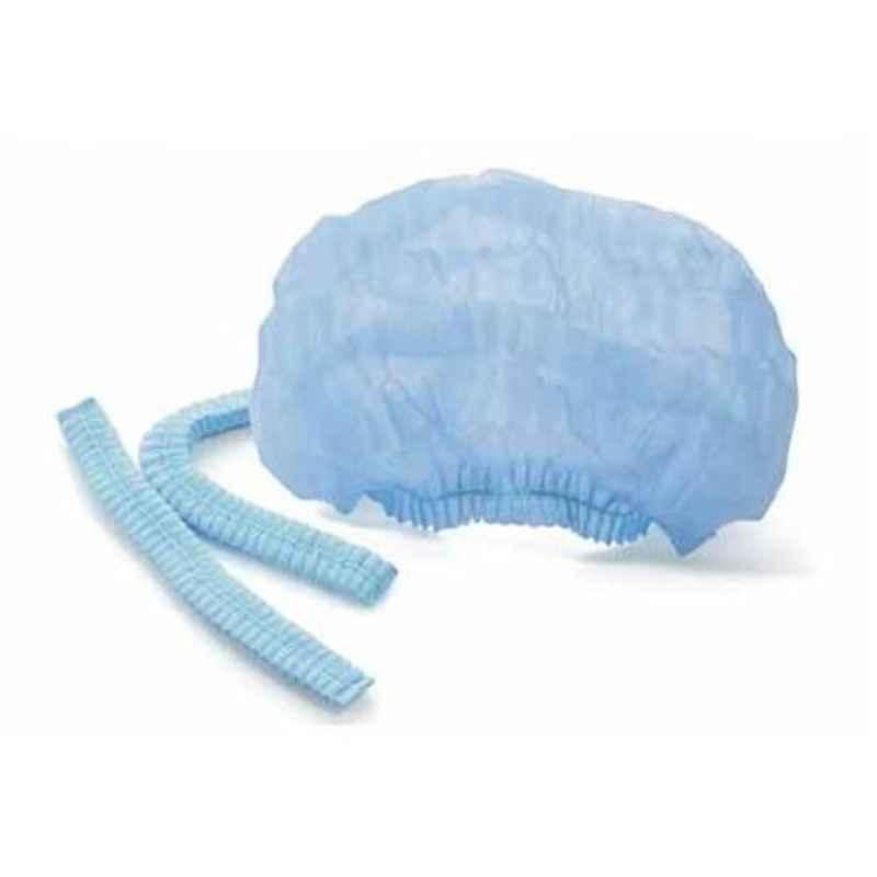 Siddhivinayak Light Blue Non-Woven Disposable Cap (Pack of 500)