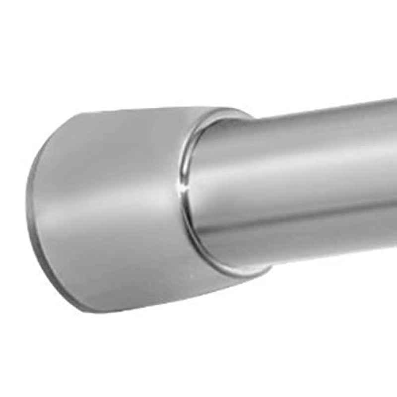 iDesign 78570 Brushed Stainless Steel Forma Constant Tension Rod, Size: Medium