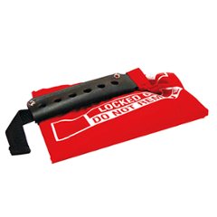 Lukko Safety Hanging Plug & Hoist Lockout Cover with 6 Locking Holes, LS-PL84