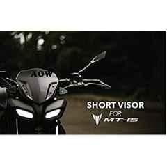 AOW Mini Windscreen for Yamaha MT 15 (Black)