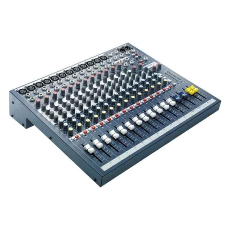 Soundcraft EPM12 48V Grey Low-Cost High-Performance Analog Audio Mixer with XLR, TRS & Auxiliary