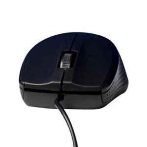 Quantum QHM224D Black Wired Optical Mouse