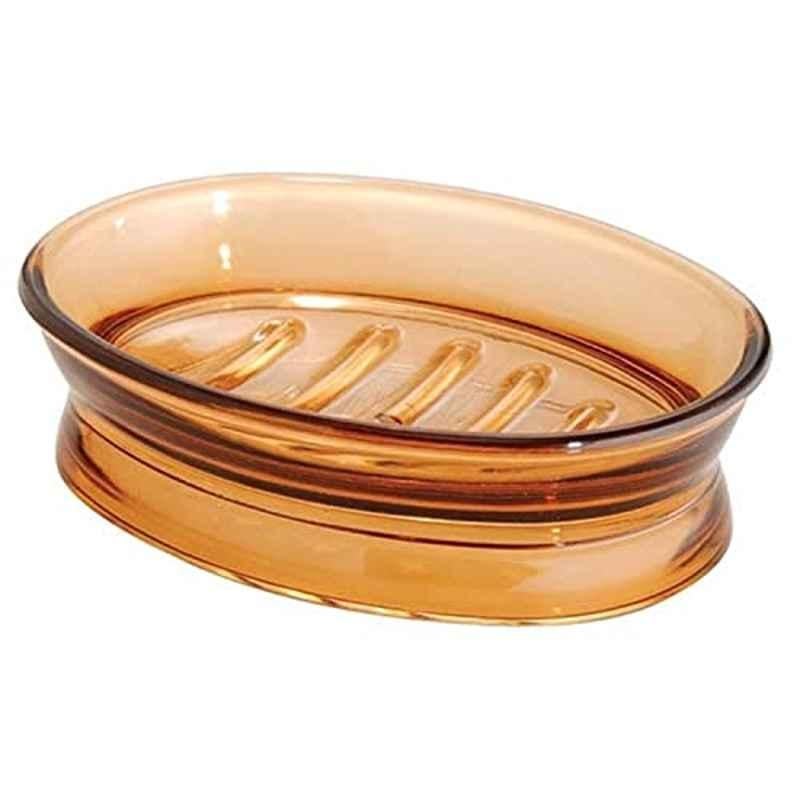 iDesign Franklin Plastic Brown Soap Dish, 45139