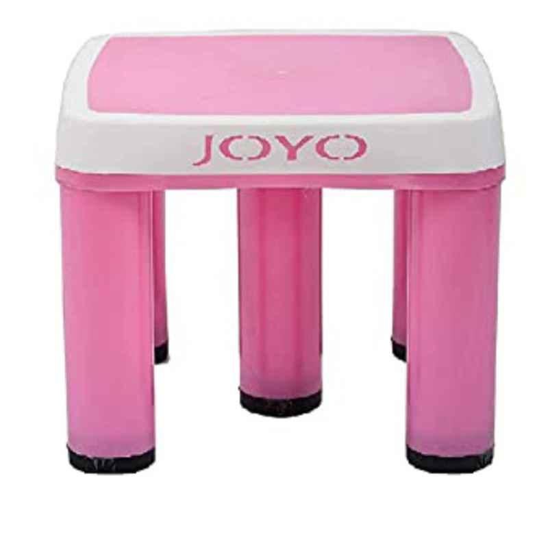 Joyo TUFF Big Plastic Pink Bathroom Stool with Free Lasaani 1000ml Water Bottle