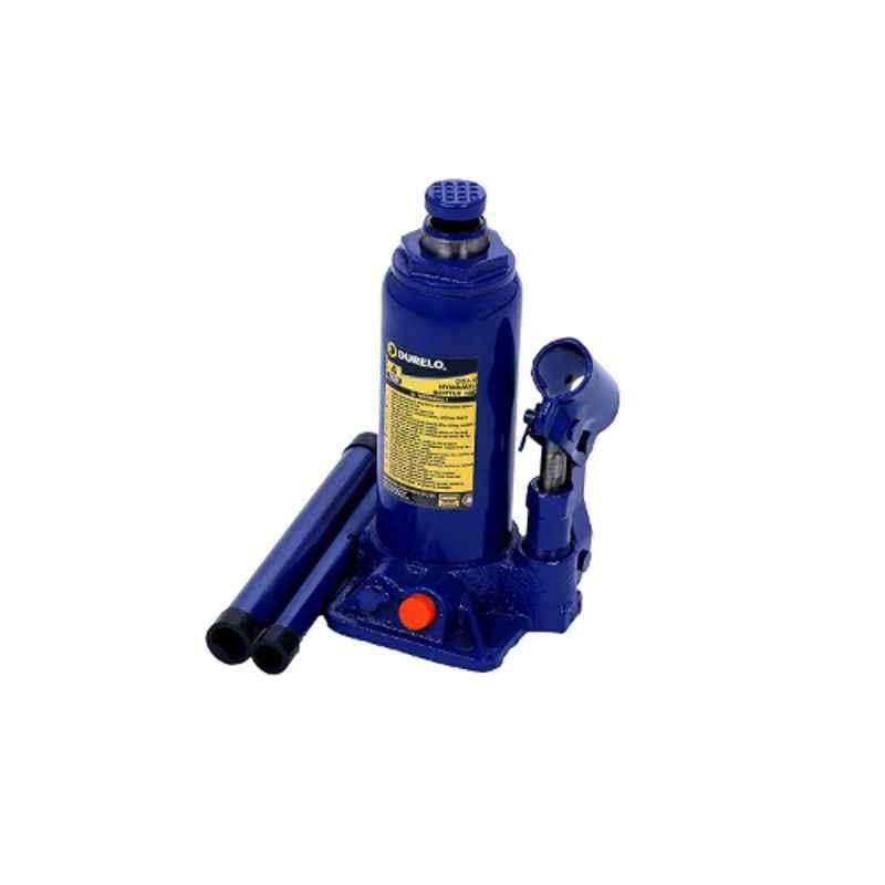 Durelo 4 Ton Blue Hydraulic Bottle Jack For Trucks With Advance Load Limiting Device, DBJ-4W