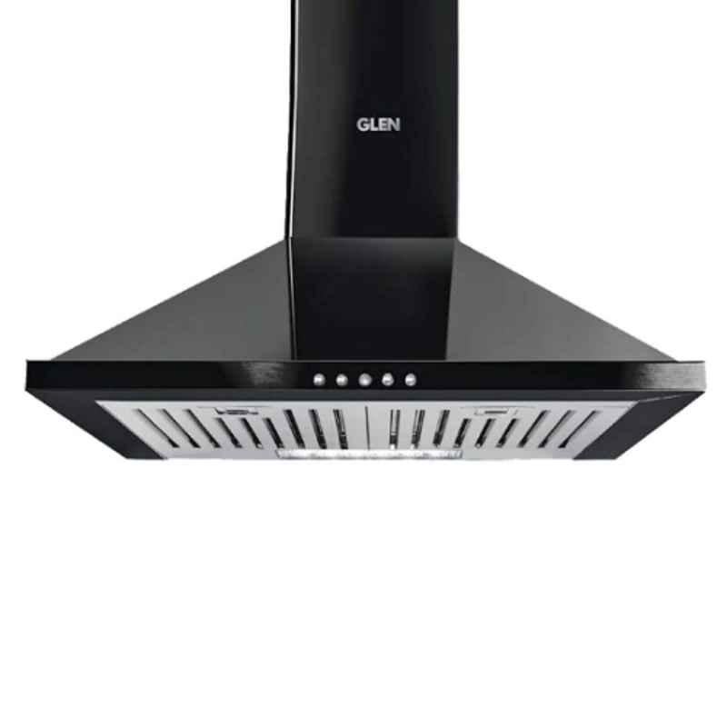 Glen 6050 DX Junior 60cm 1000m³/h Black Pyramid Kitchen Chimney