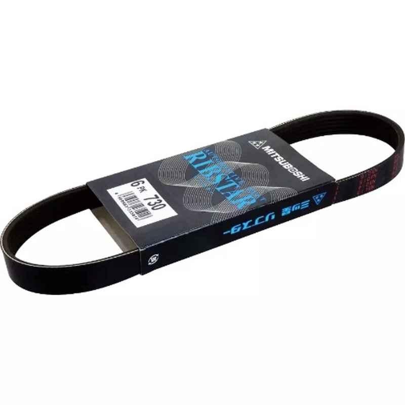 Mitsuboshi Rib Star 730mm 6 Threaded PK-Type Belt, 6PK730