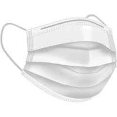 Wellstar 100 Pcs 3 Layer Disposable White Surgical Mask, 220122 FILE-15 (Pack of 100)