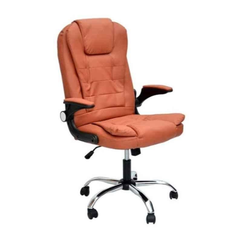 Karnak 10 kg 48x90x50cm PU Leather & Foam Orange Executive Office Chair, KC122