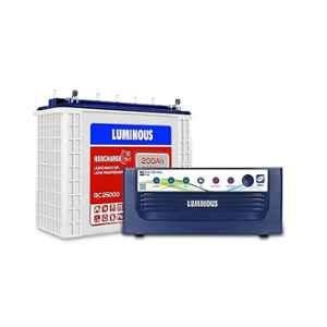 Luminous Eco Volt Neo 1550&nbsp;1400VA Pure Sinewave Inverter & RC 25000 200Ah Battery Combo