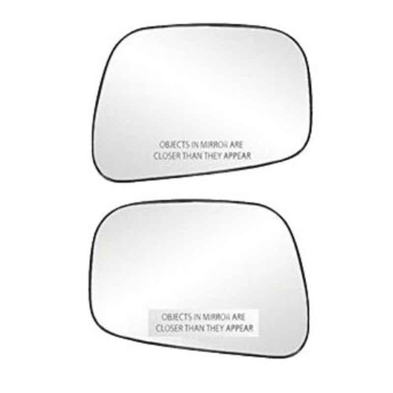 AutoPop 2 Pcs Left & Right Side ORVM Mirror Plate Set for Mahindra Xylo
