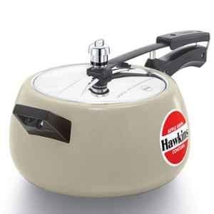 Hawkins Ceramic Coated Contura 5 Litre Tomato Red Pressure Cooker, CAG50