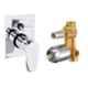 Johnson Fusion Brass Chrome Quarter Turn Single Lever Concealed Diverter, T3278C