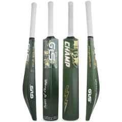 GLS Champ 800-850g PVC Military Green & Golden Cricket Bat for 15+ Yrs