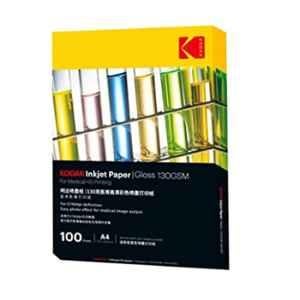 Kodak 100 Sheets 130GSM A4 White Medical Glossy Photo Paper, 813004MPG