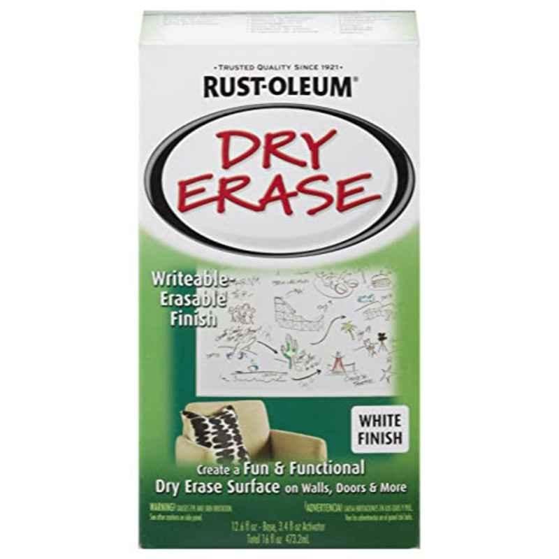 Rust-Oleum 473ml White 241140 Speciality Dry Erase Paint Kit