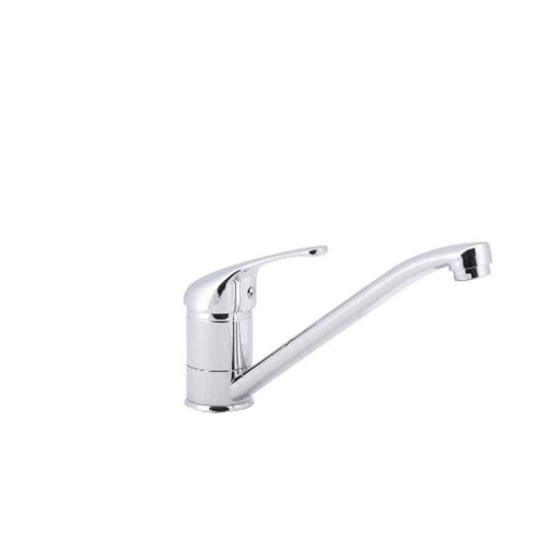 Geepas Cara GSW61090 Brass Chrome Finish Single Lever Kitchen Sink Mixer