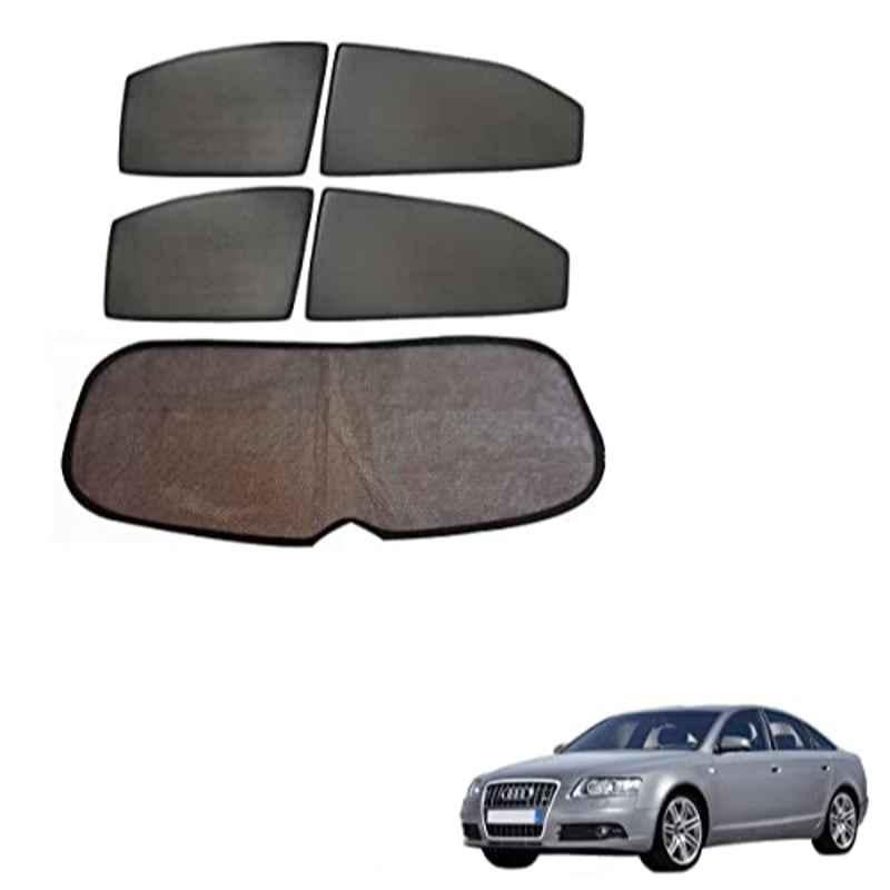 Kozdiko 5 Pcs Mesh Black Fixed Window & Rear Sun Shades Set for Audi A6