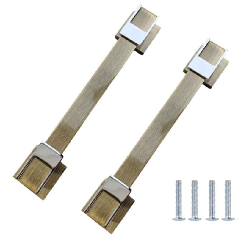 Atom Amaze 12 inch Brass Antique Finish Zinc Pull Handle (Pack of 2)