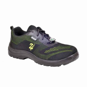 Zain Safety S1-SR Phantom Fit Knit Composite Toe Black Safety Shoes, Size: 6