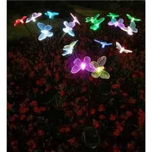 Gigalumi GL-910 8 LED Multicolor BIS Approved Solar Butterfly String Light with 2V Panel & 600mAh Battery