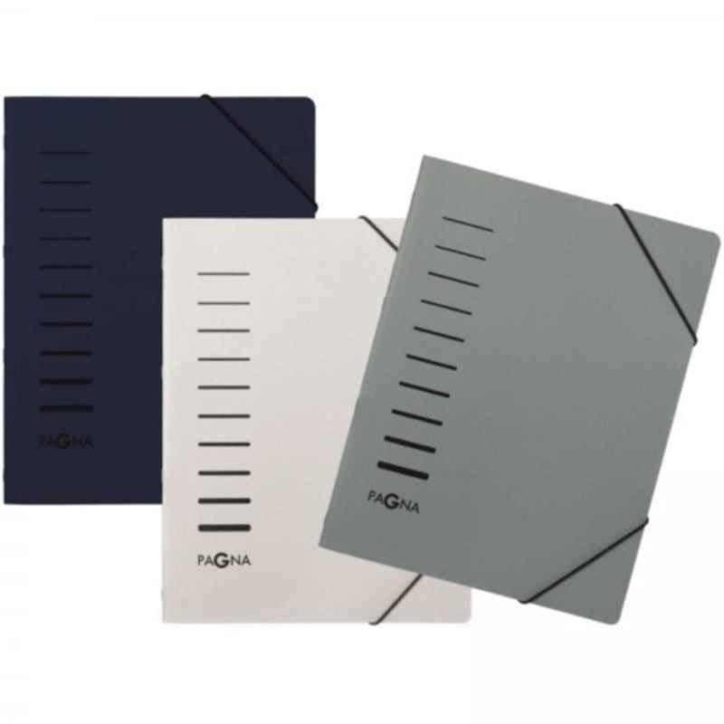 Pagna A4 Assorted 6 compartments Polypropylene Folder with elastic fastener