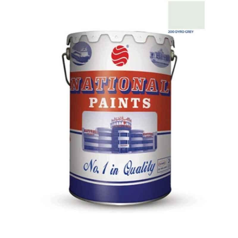 National Paints 3.6L Dyro Grey Plastic Emulsion, NP-200-3.6