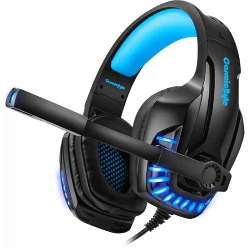 Buy Cosmic Byte G1400 Celestial Blue Gaming Headset with Mic LED