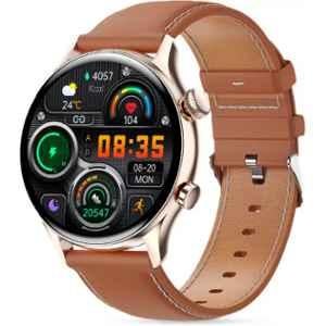 Gizmore GizFit Glow 1.37 inch Touchscreen Brown BT Calling Smartwatch