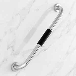Plantex High Grade Stainless Steel Grab Bar for Toilet with Grip/20 inch Anti-Slip Handle for Bathroom Support (Chrome)
