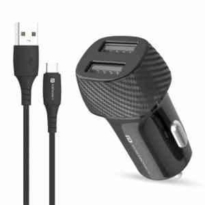 Portronics Car Power 5 Car Charger with Dual USB Port, POR 1345