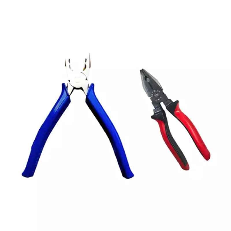 Sky Blue 2 Pcs 7.8 inch Lineman Plier Combo, SBE_PLIER_COMBOS_COMBO_231