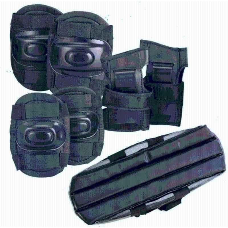 RB International Black Latest Design New Multipurpose Cycling Skating Kit-528 Skating Kit