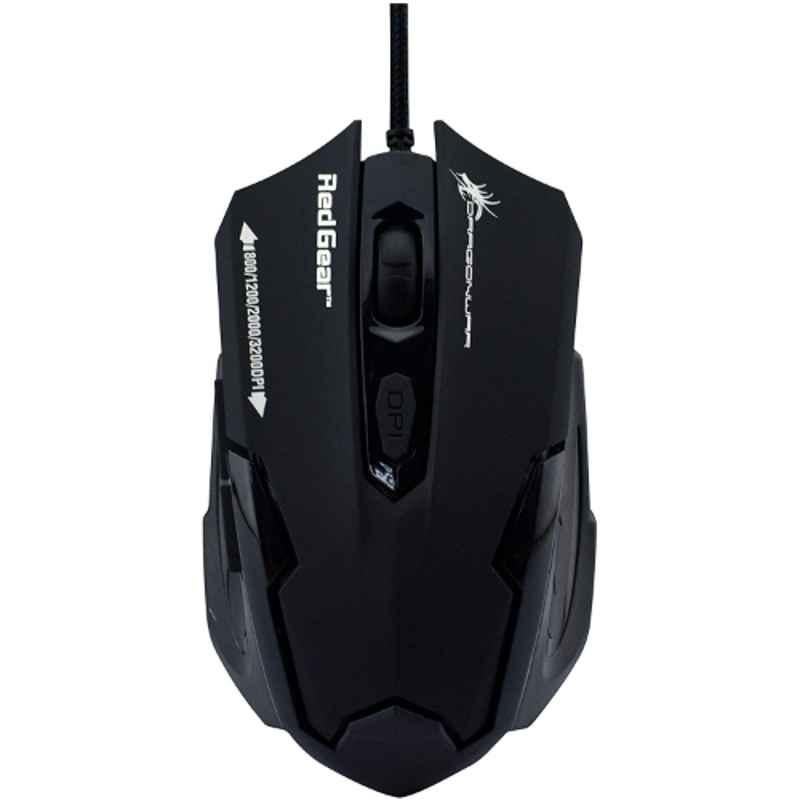 Redgear Dragonwar Emera ELE-G11 Black Gaming Wired Mouse