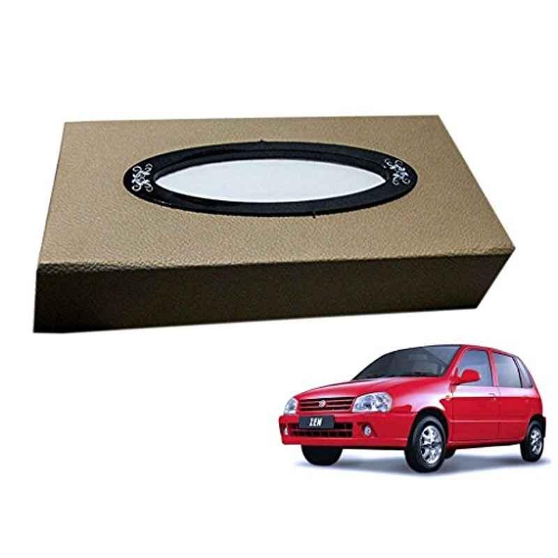 Kozdiko 200 Sheets 100 Pulls Beige Tissue Paper Box for Maruti Zen, koz_32278