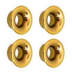 Plantex Knobs for Drawer/Drawer Knobs/Round Knobs for Cabinets/Pull-Push Knob for Home/Office Cabinet- (Pack of 4) Gold