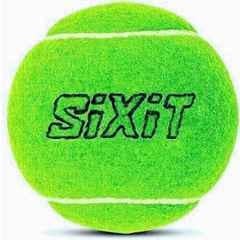 Sixit Lite Green Standard Tennis Cricket Tennis Ball (Pack of 6)