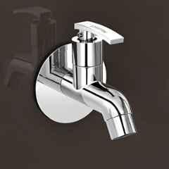 Plantex Pure Brass COL-1001 Water Tap for Bathroom with Water-Saving Technology Taps with Wall Mount Bib Tap/Basin Tap for Home- 7 Year Warranty Chrome Finish