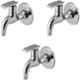 Prestige Qubix Brass Chrome Finish Nozzle Bib Cock (Pack of 3)
